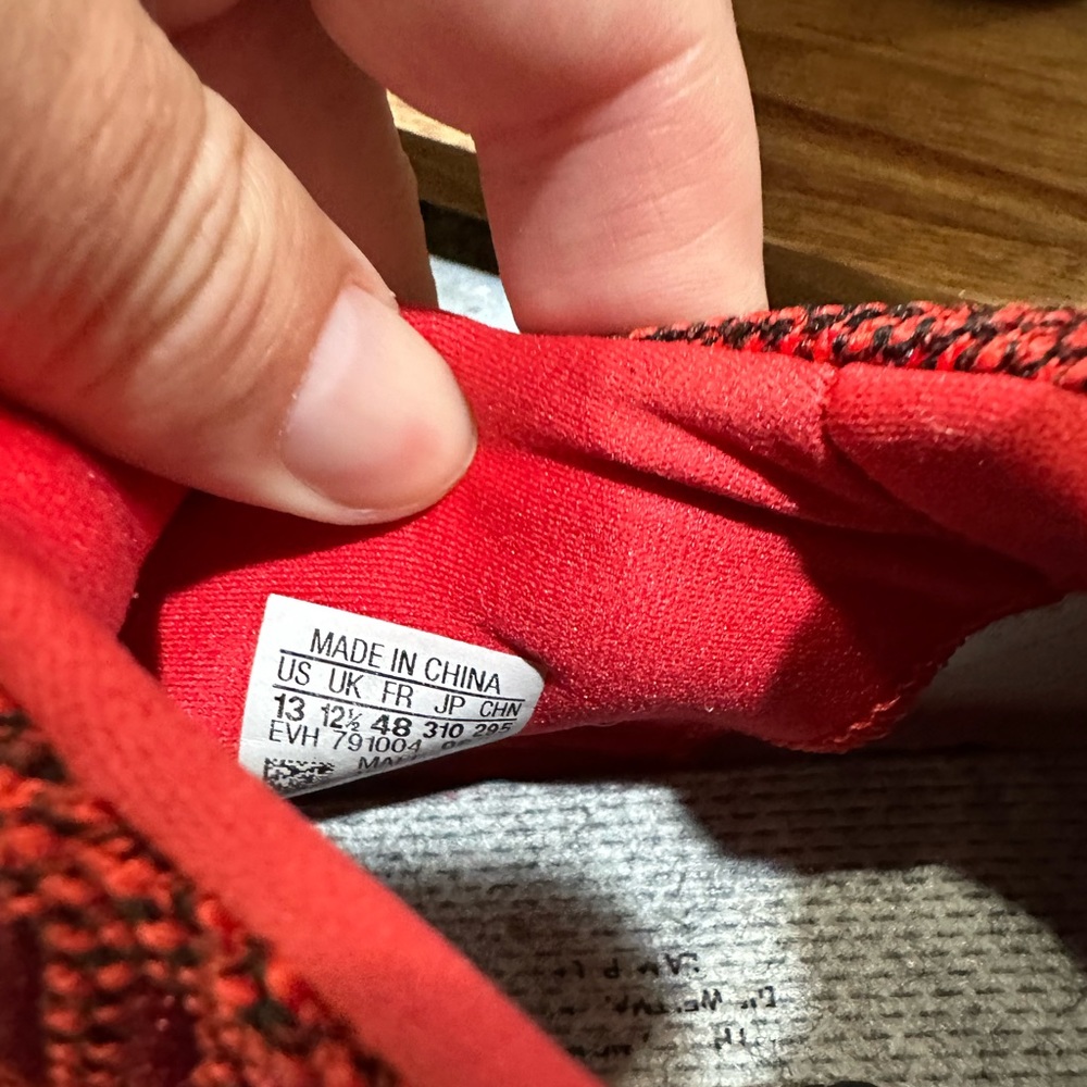 Adidas Swift Run Size 13 Red In Amazing Condition - image 3